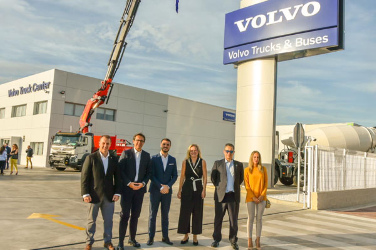 La multinacional sueca ha construido unas instalaciones destinadas a la reparación y mantenimiento de camiones y autobuses en el Polígono Casablanca 
