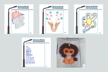 Ya está abierta la votación para elegir qué dibujos de los niños se convertirán en luces de Navidad