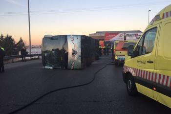 Un total de 17 escolares, entre 11 y 13 años, han resultado heridos leves 