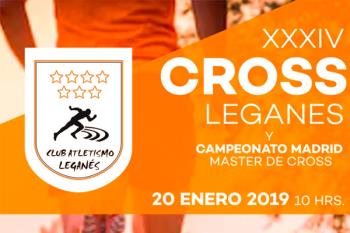 XXXIV Cross de Leganés forma parte del Campeonato de Madrid Máster de Cross 