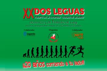 El próximo 3 de febrero tendrá lugar la 20 edición de la carrera ‘Dos leguas fuente de la chopera - Ciudad de Leganés’