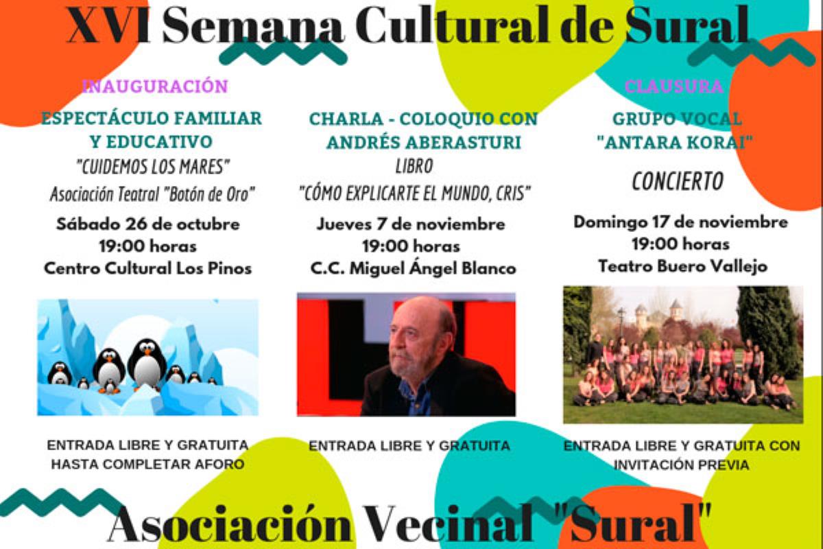 La iniciativa arranca el 26 de octubre con un espectáculo para familias, y continua con una conferencia de Andrés Abesturi y un concierto de ‘Antara Korai’ 
