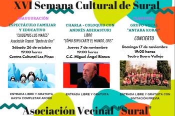 La iniciativa arranca el 26 de octubre con un espectáculo para familias, y continua con una conferencia de Andrés Abesturi y un concierto de ‘Antara Korai’ 
