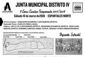 La Junta Municipal del Distrito IV acoge la prueba este sábado 10 de marzo