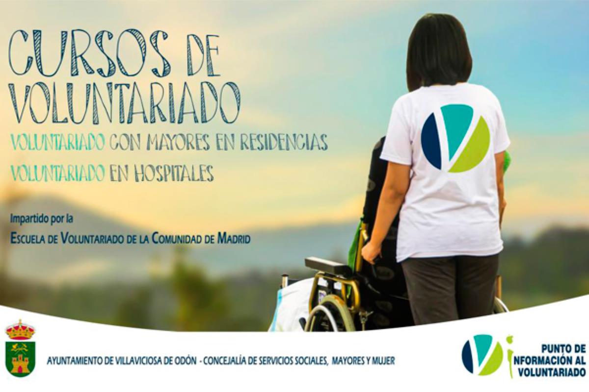 Ambos cursos serán impartidos por la Escuela de Voluntariado de la Comunidad de Madrid y son totalmente gratuitos 
