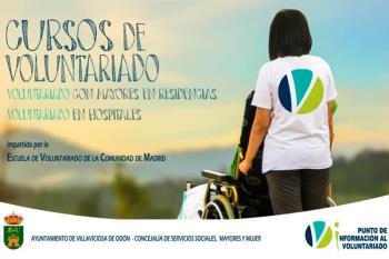 Ambos cursos serán impartidos por la Escuela de Voluntariado de la Comunidad de Madrid y son totalmente gratuitos 