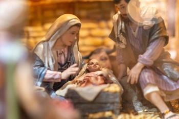 El ‘nacimiento’ es obra de la Escuela de Belenismo de Majadahonda