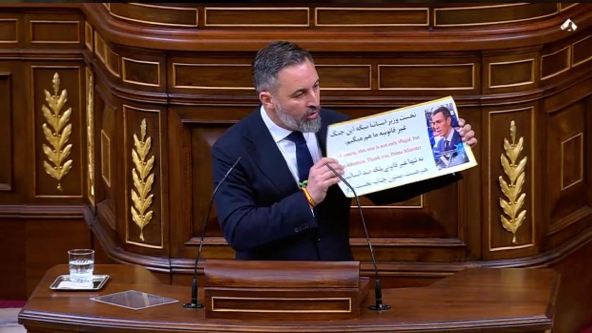 Abascal pregunta al presidente “si celebra el lanzamiento de cada misil” en el marco de la guerra