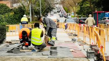 Bautista pone fin de las actuaciones de mejora de accesibilidad y movilidad en el entorno de la calle Pintor Sorolla
