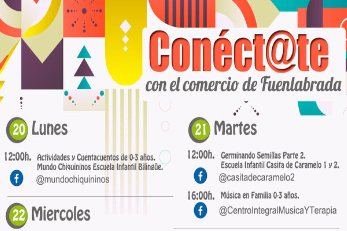 'Conéct@te con el comercio de Fuenlabrada' ya tiene sus actividades online previstas para esta semana