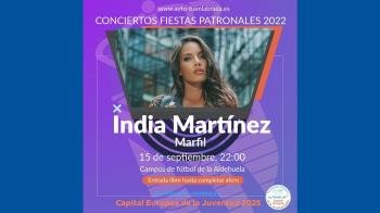 La cantante cordobesa llega el 15 de septiembre a Fuenlabrada con su exitosa gira ’90 minutos más’