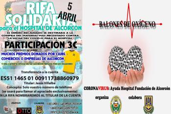 La AD Alcorcón colabora con colectivos y empresas de la ciudad en campañas de recogida de fondos para el Hospital Fundación de Alcorcón