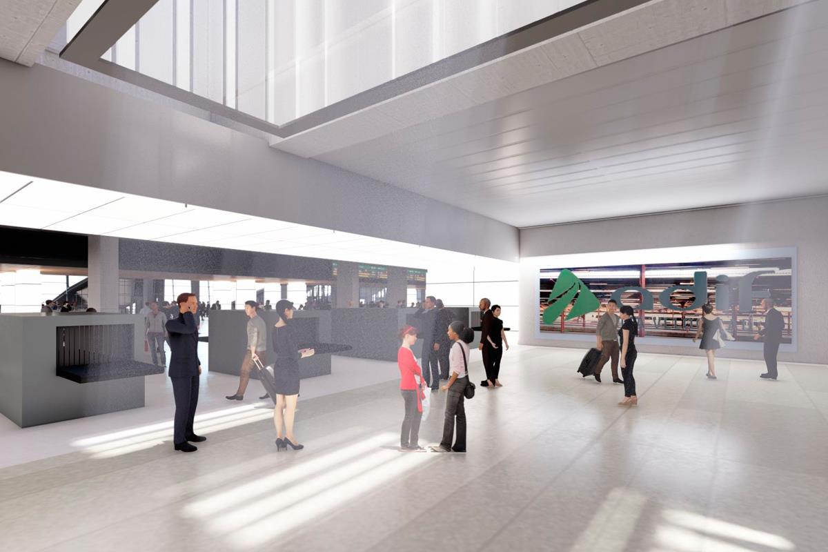 Las obras suponen la construcción de cuatro vías más para alta velocidad, y la ampliación y remodelación del vestíbulo de la estación