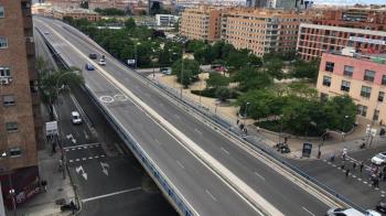 Hasta mayo estará cortado el tramo entre Valderribas y Ciudad de Barcelona, pero habrá habilitado un carril por sentido 