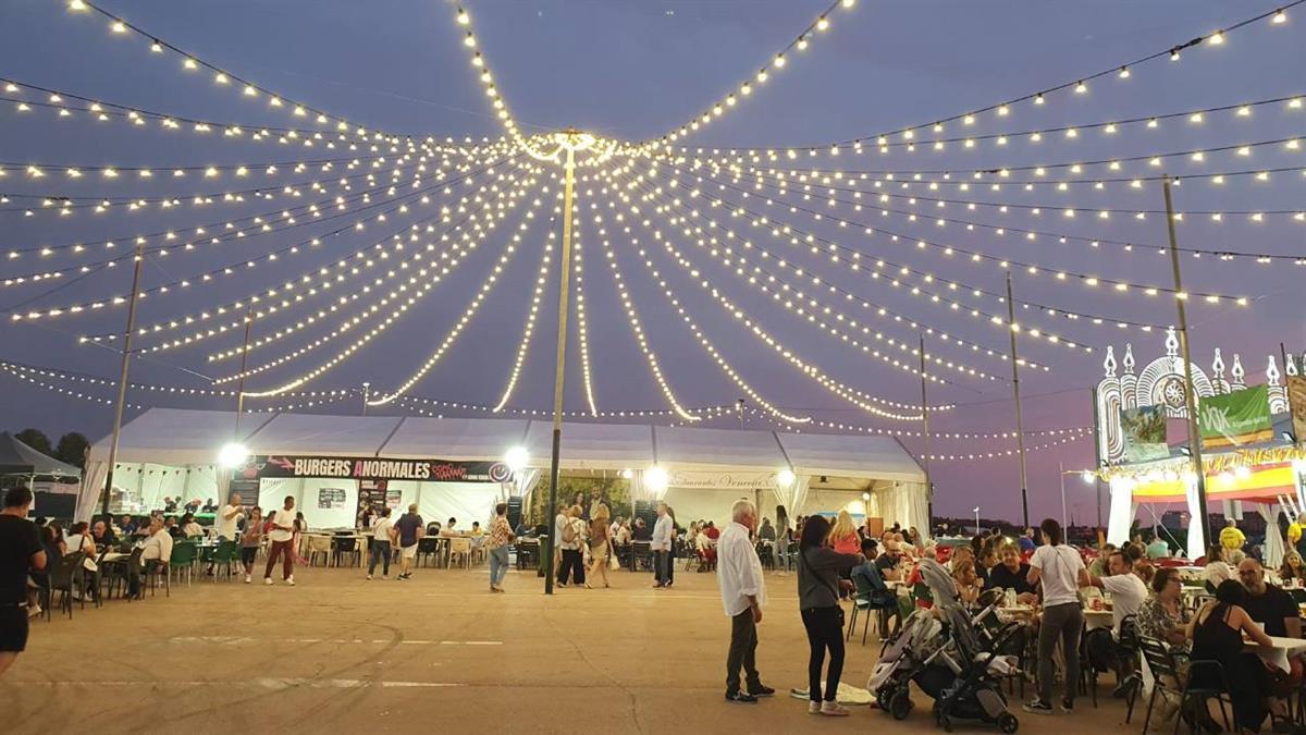 En el recinto ferial con motivo de las próximas Fiestas Patronales