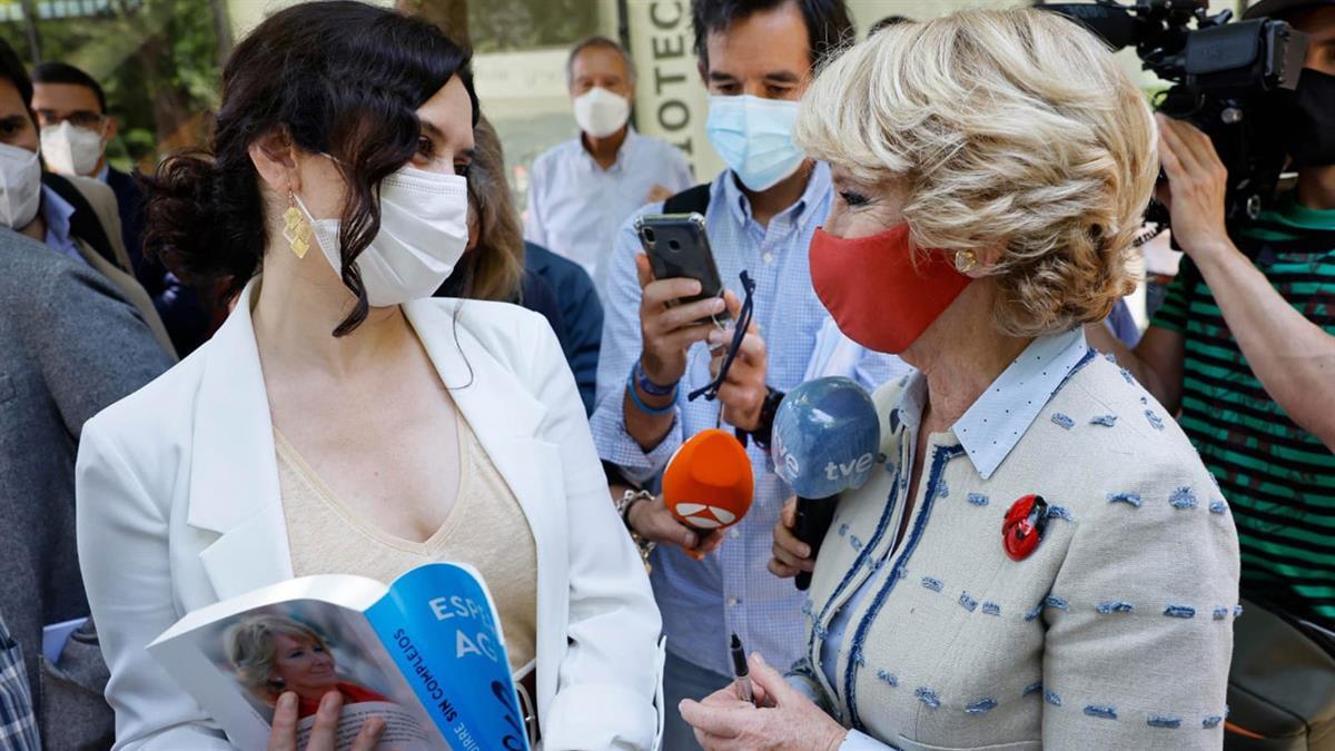 La exprsidenta de la Comunidad de Madrid cree que la única opción es que sea ella quien gobierne el PP de la CAM