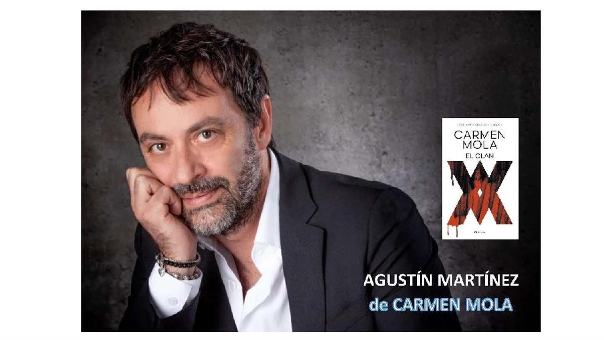 Agustín Martínez de Carmen Mola estará presente en el Encuentro con Autores en la Biblioteca Municipal
