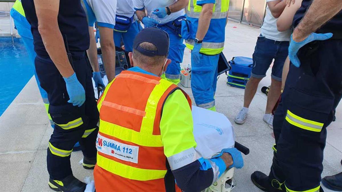 El menor fue trasladado con vida en UVI móvil al Hospital Niño Jesús