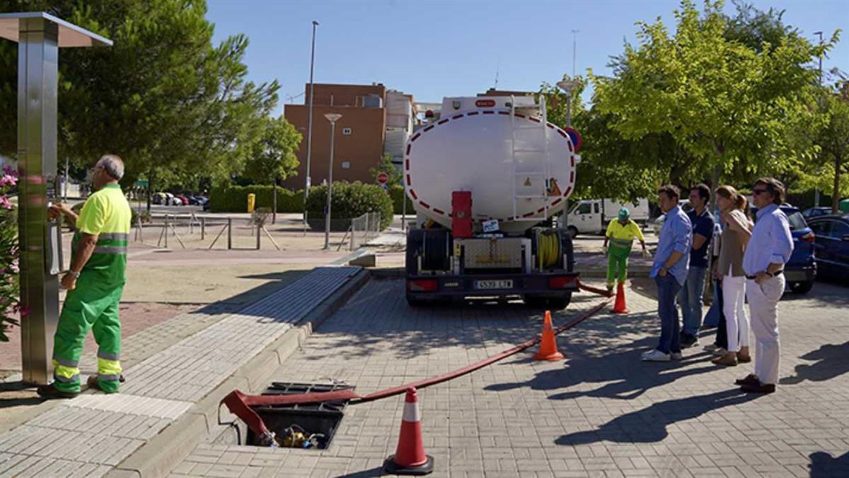 Las Rozas ahorra más de 15.000 m³ de agua potable al año gracias al aprovechamiento de aguas subterráneas