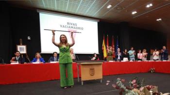 La líder de Izquierda Unida-Equo- Más Madrid toma posesión como alcaldesa de la ciudad