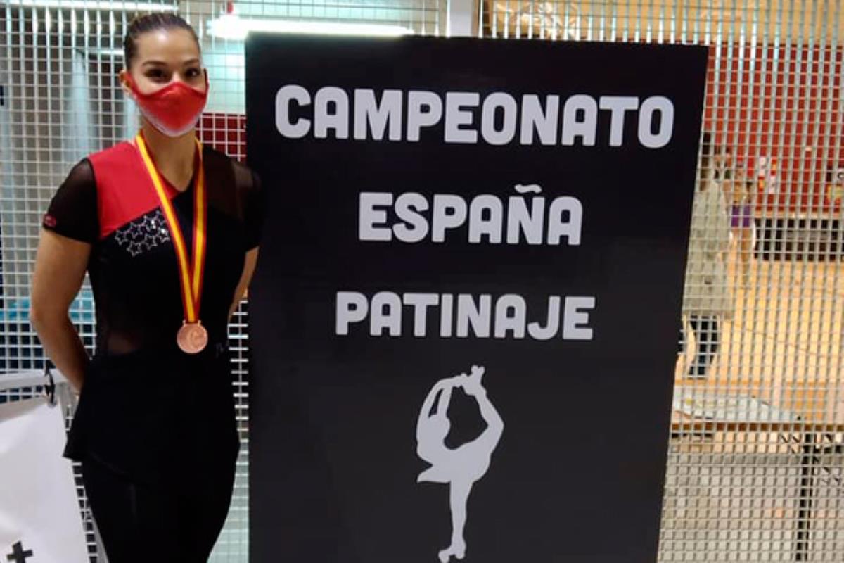 La patinadora de Alcobendas ha representado a la Comunidad de Madrid