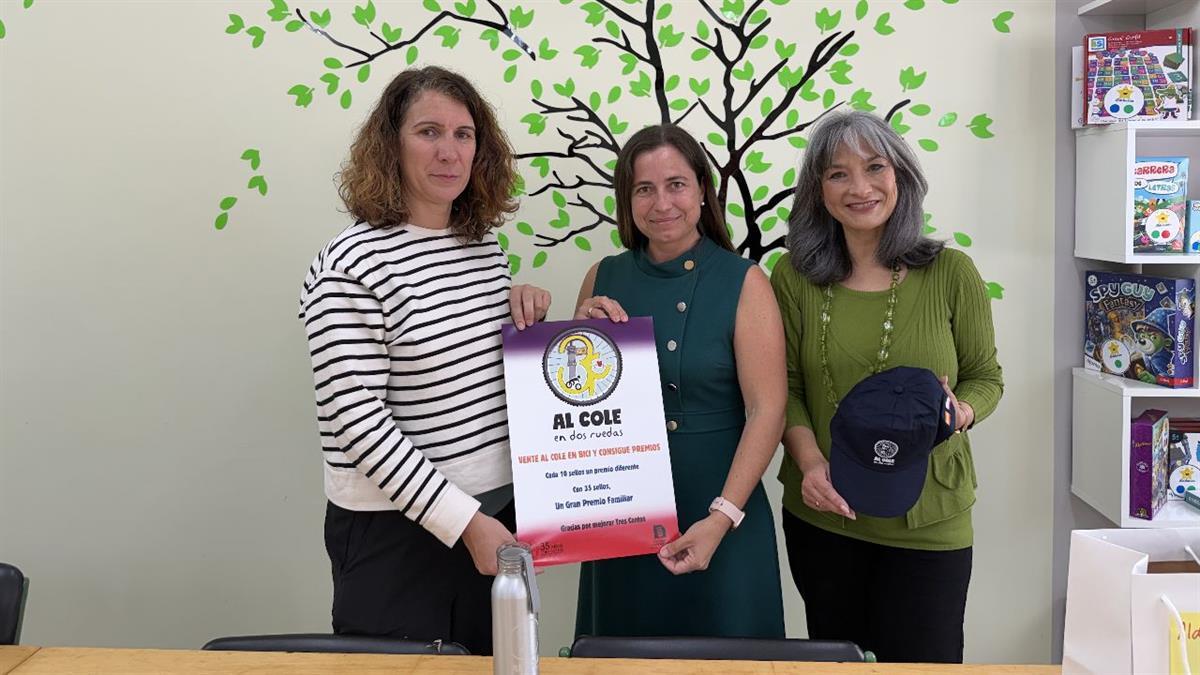 La iniciativa premia a alumnos de Primaria y Secundaria que acudan a clase en bicicleta o patinete con recompensas individuales y colectivas