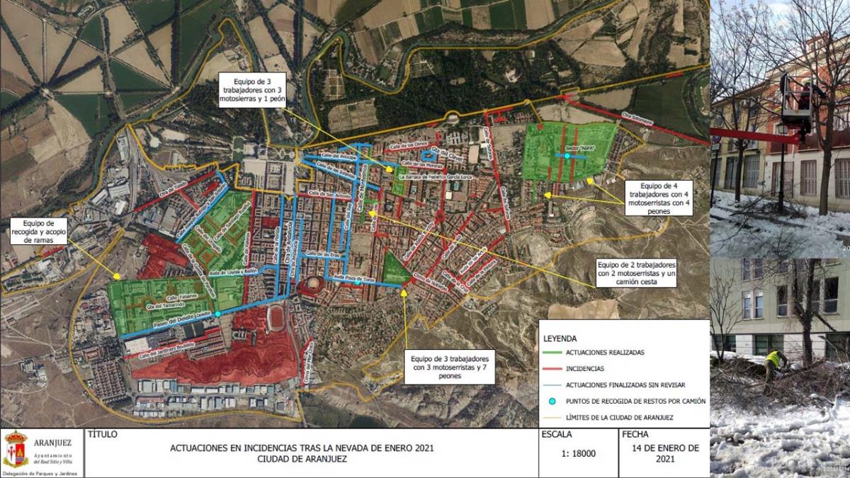 Desastre medioambiental en la zona urbana del municipio