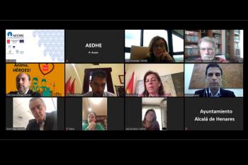 AEDHE y el Ayuntamiento se reúnen para marcar los primeros pasos económicos y sociales tras el COVID19