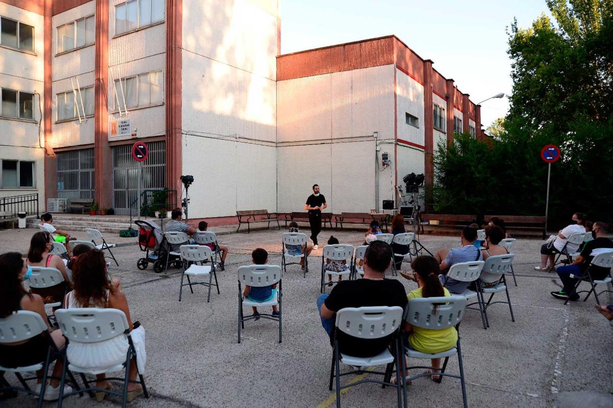 Una programación cultural que ha animado el mes de agosto en un total de siete colegios de la ciudad