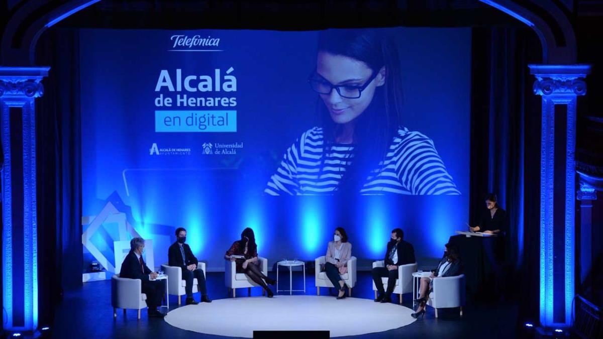 Ayuntamiento, Universidad y Telefónica se unen en un encuentro virtual junto a empresas alcalaínas