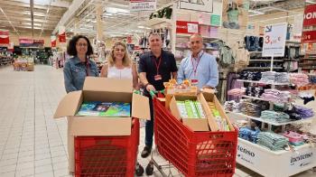 La franquicia ha entregado más de 36.000 unidades en la quinta edición de su campaña de Recogida de Material Escolar