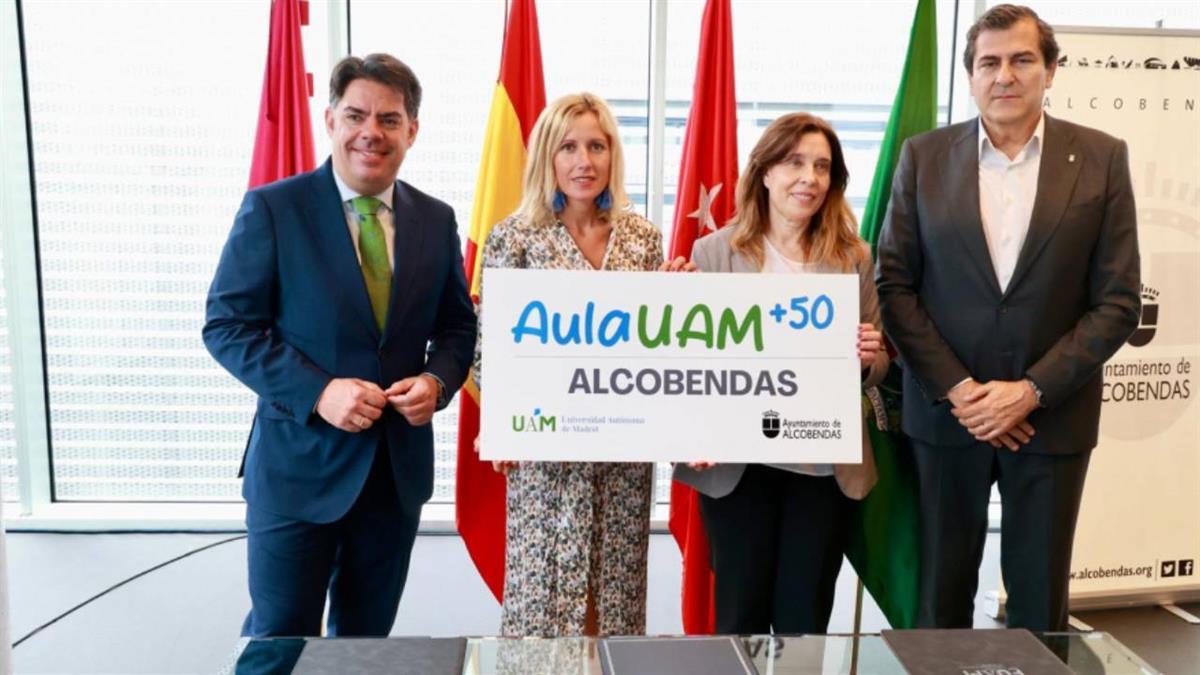 Se ha firmado un convenio con la institución universitaria para poner en marcha el Aula UAM +50
