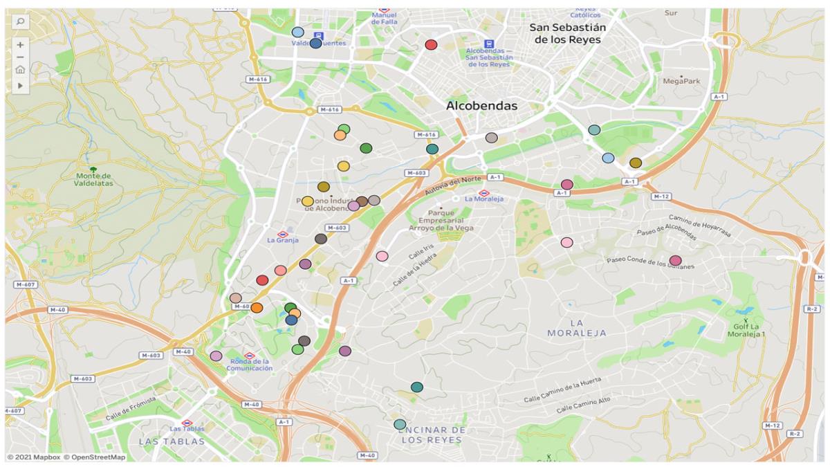 Son más de treinta los puntos que hay en este municipio