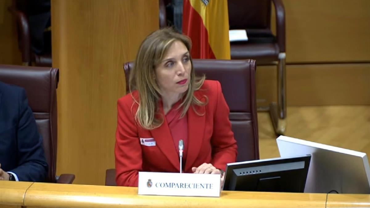 La alcaldesa de Alcorcón insta en el Senado a la aplicación del artículo 155 de la Constitución Española