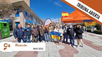 Alcorcón se vuelca con el pueblo ucraniano	