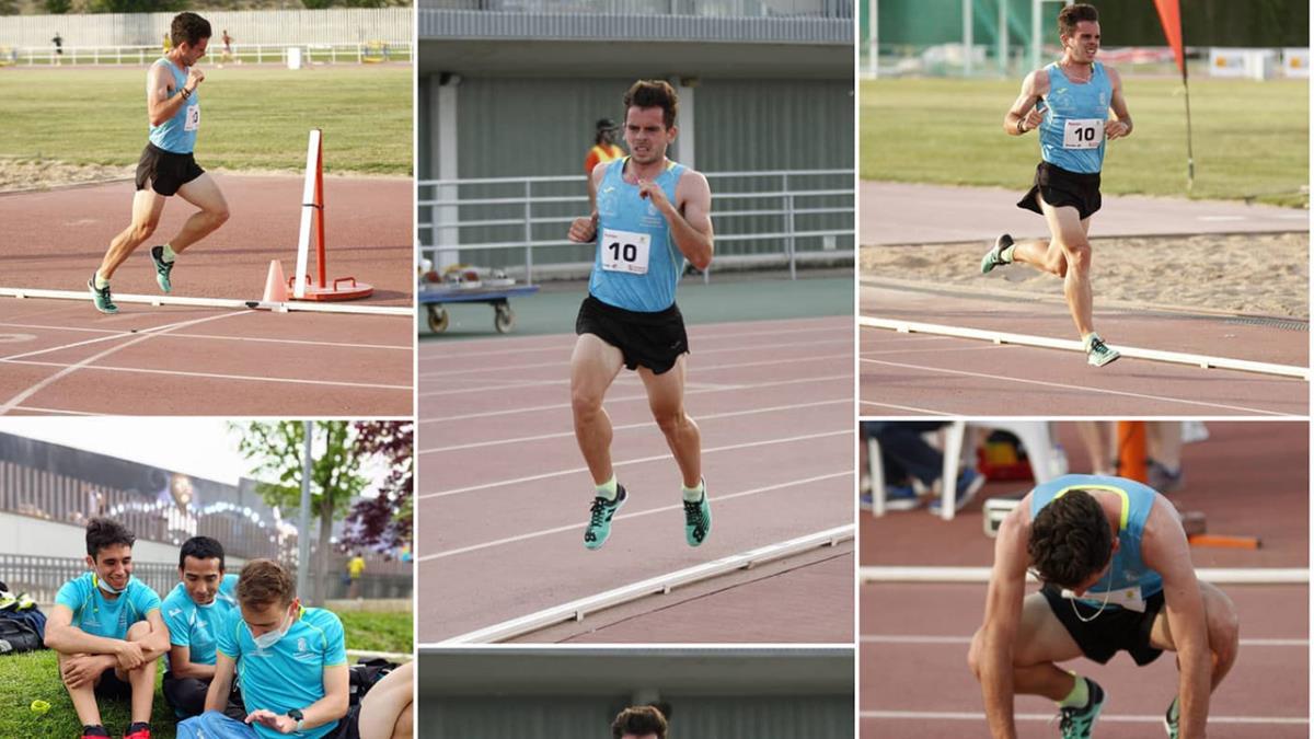 El entrenador del Club Atletismo Arroyomolinos se ha subido a lo alto del podio en los 5000 metros lisos en Zaragoza