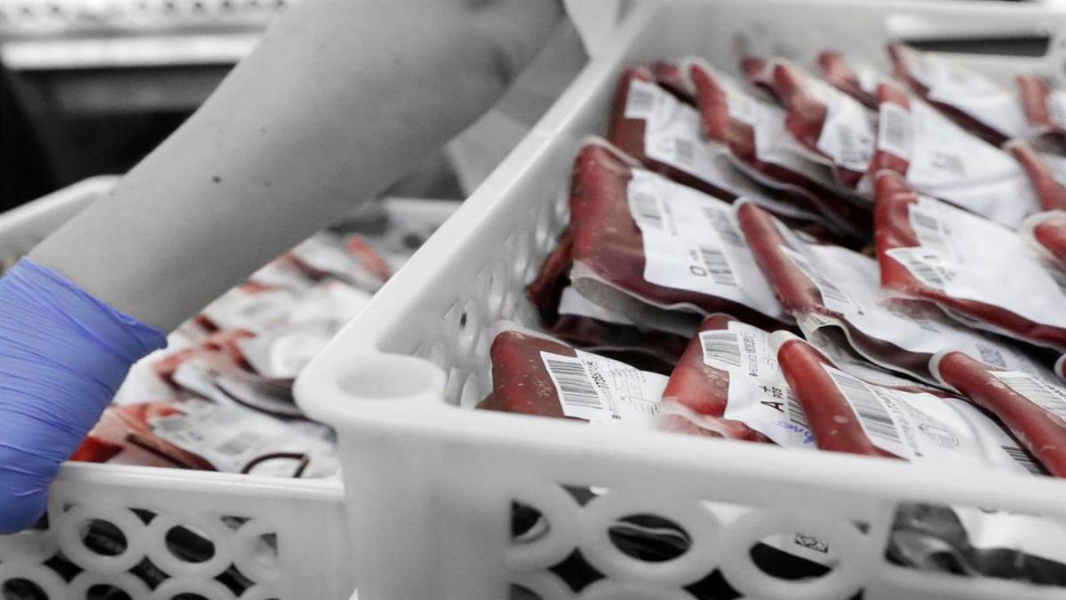 Las reservas de sangre se mantienen a la baja, situándose en menos del 50%