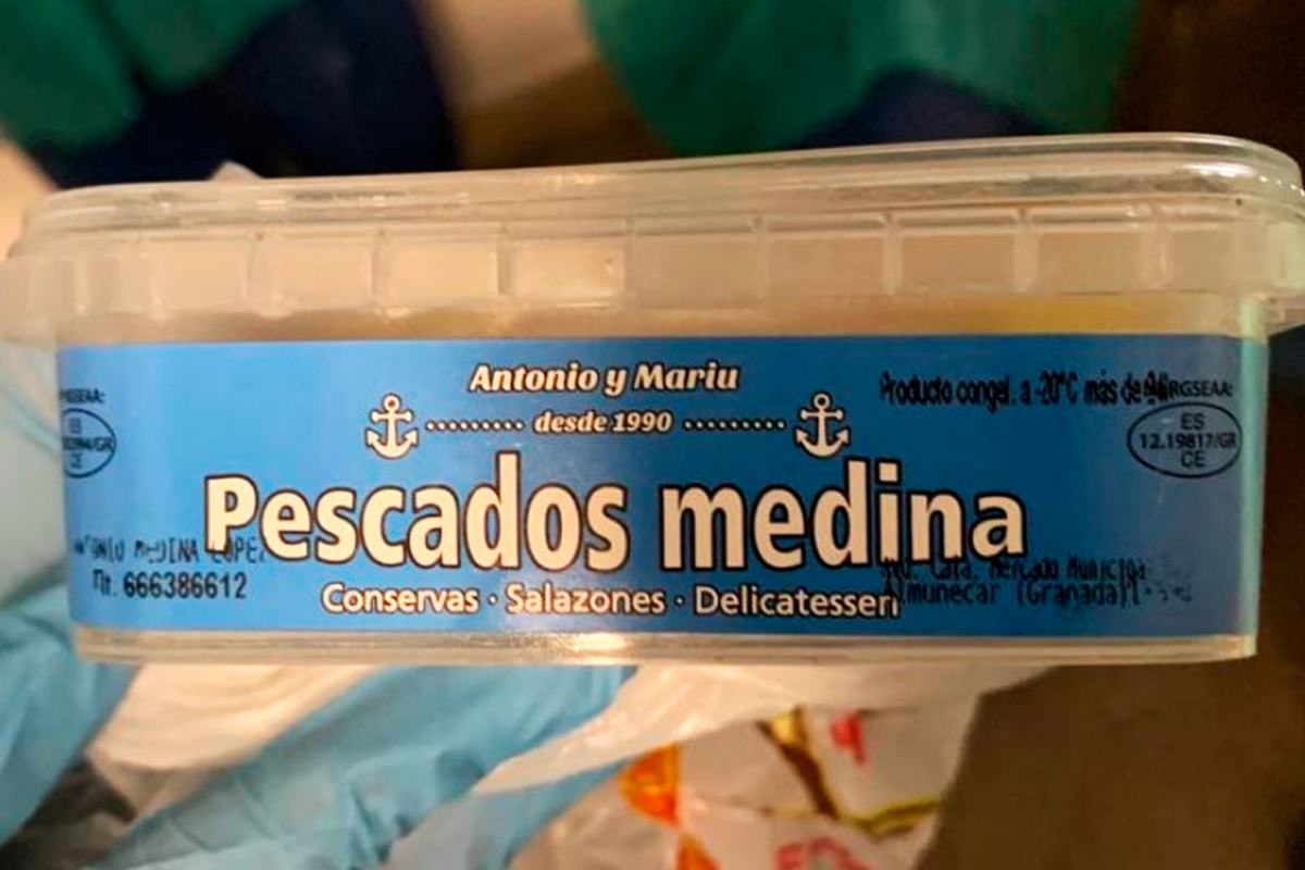 Varias personas han padecido síntomas leves tras consumir la marca andaluza Pescados Medina