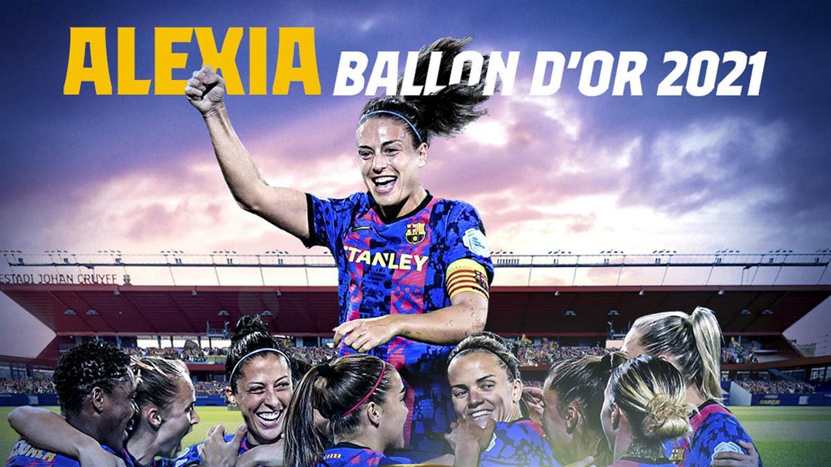 La centrocampista azulgrana ha sido galardonada con el prestigioso premio que otorga anualmente France Football 
