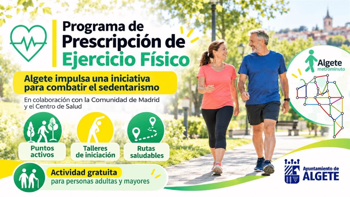 El Ayuntamiento pone en marcha este programa gratuito en colaboración con la Comunidad de Madrid y el Centro de Salud