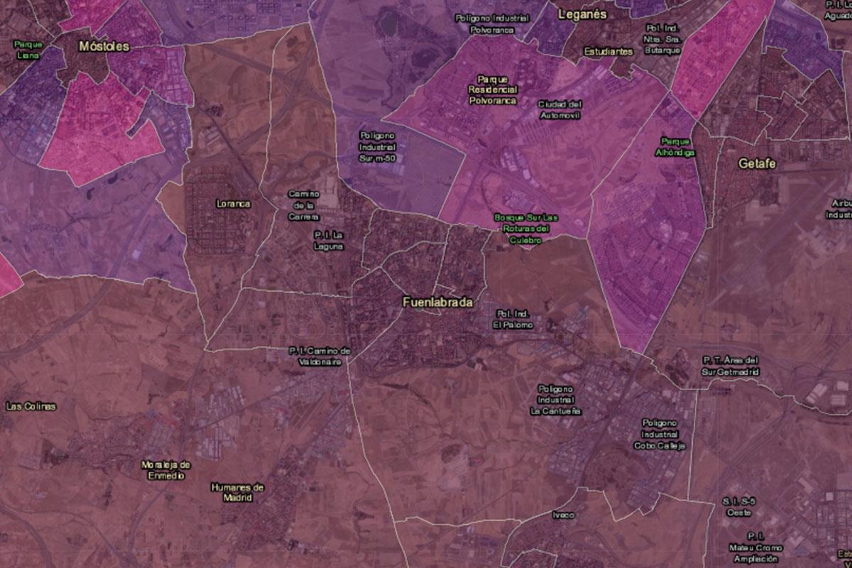 La covid-19 está afectando mucho en varias zonas de Fuenlabrada
