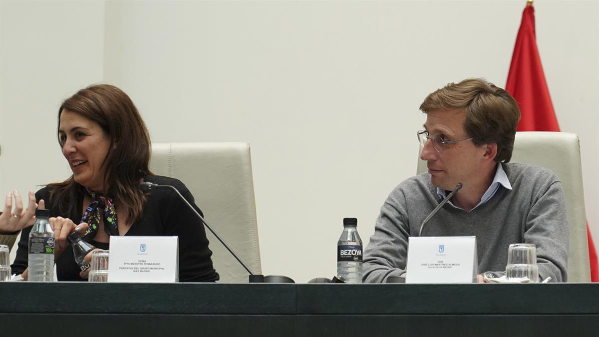El alcalde ha afirmado que "si Rita Maestre no quiere dar explicaciones ante los madrileños, lo hará en Fiscalía" 