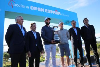 Martínez Almeida ha acudido a la presentación del Acciona Open de España de Golf