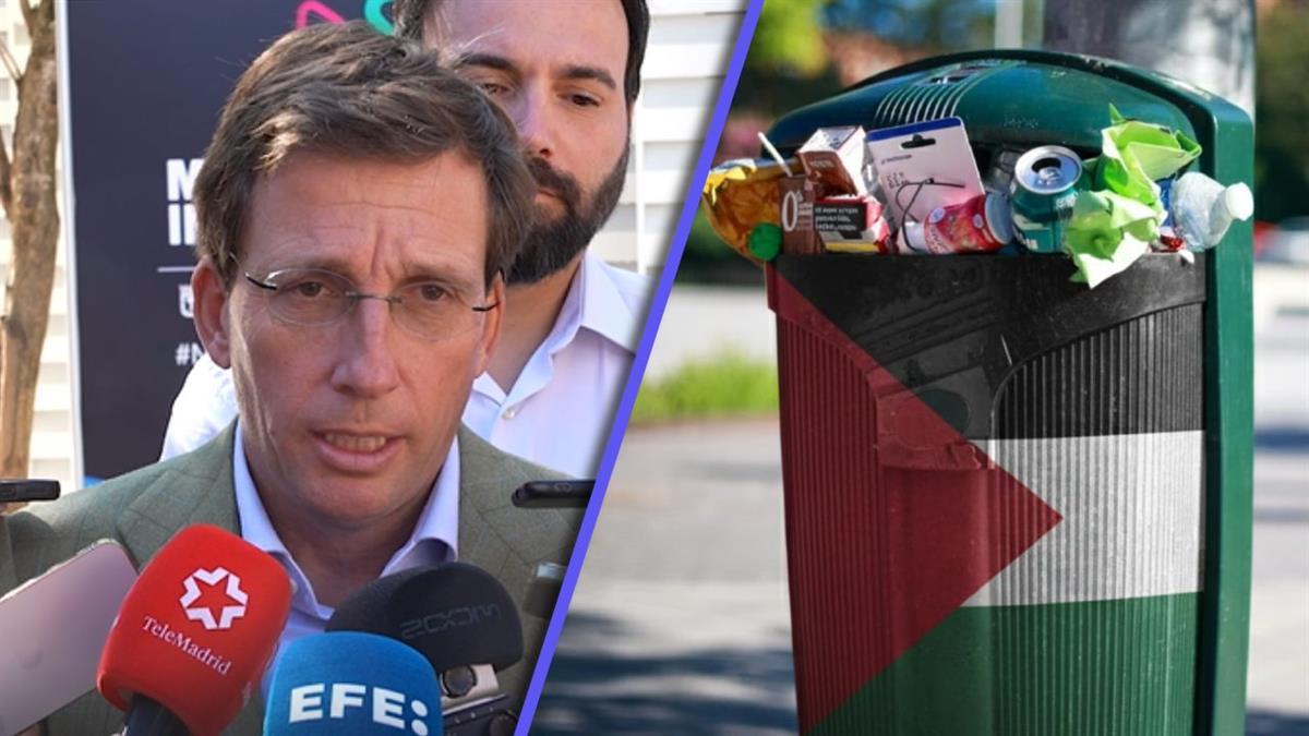 El alcalde ha entrado a valorar las última polémica del PSOE sobre "pintar banderas palestinas en cubos de basura"