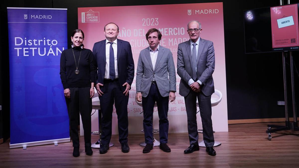 José Luis Martínez-Almeida, ha participado este mediodía en la presentación de '2023, Año del Comercio en la ciudad de Madrid'