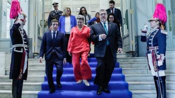 Bernardo Arévalo, que se encuentra de visita oficial a España, ha mantenido una reunión con Martínez-Almeida 