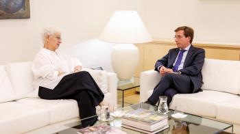 Durante el encuentro mantenido con la embajadora de Israel en España, Rodica Radian-Gordon