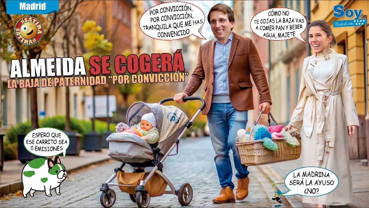 El alcalde de Madrid afronta la noticia de ser padre con una felicidad “completa”