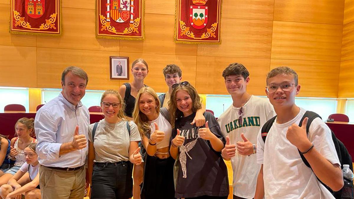 Los estudiantes, de intercambio, proceden de Stuttgart