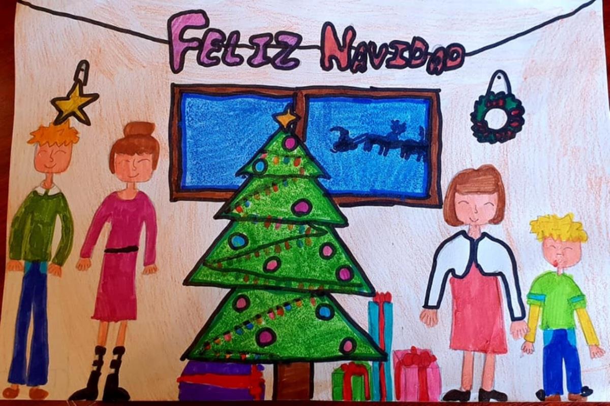 Una de estas postales felicitará a los vecinos